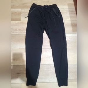 American Eagle Joggers Active wear Zipper Pockets Elastane/Nylon Black Size S